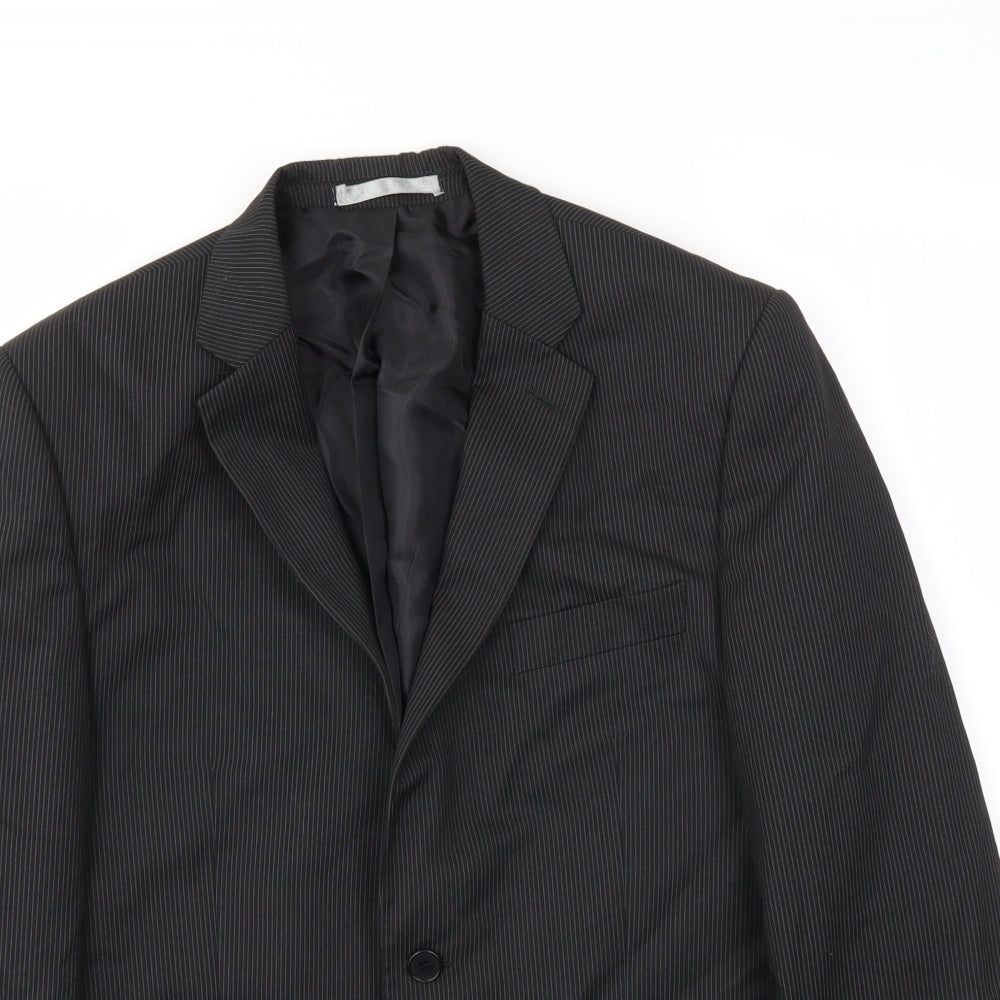Preworn Mens Black   Jacket Blazer Size 40