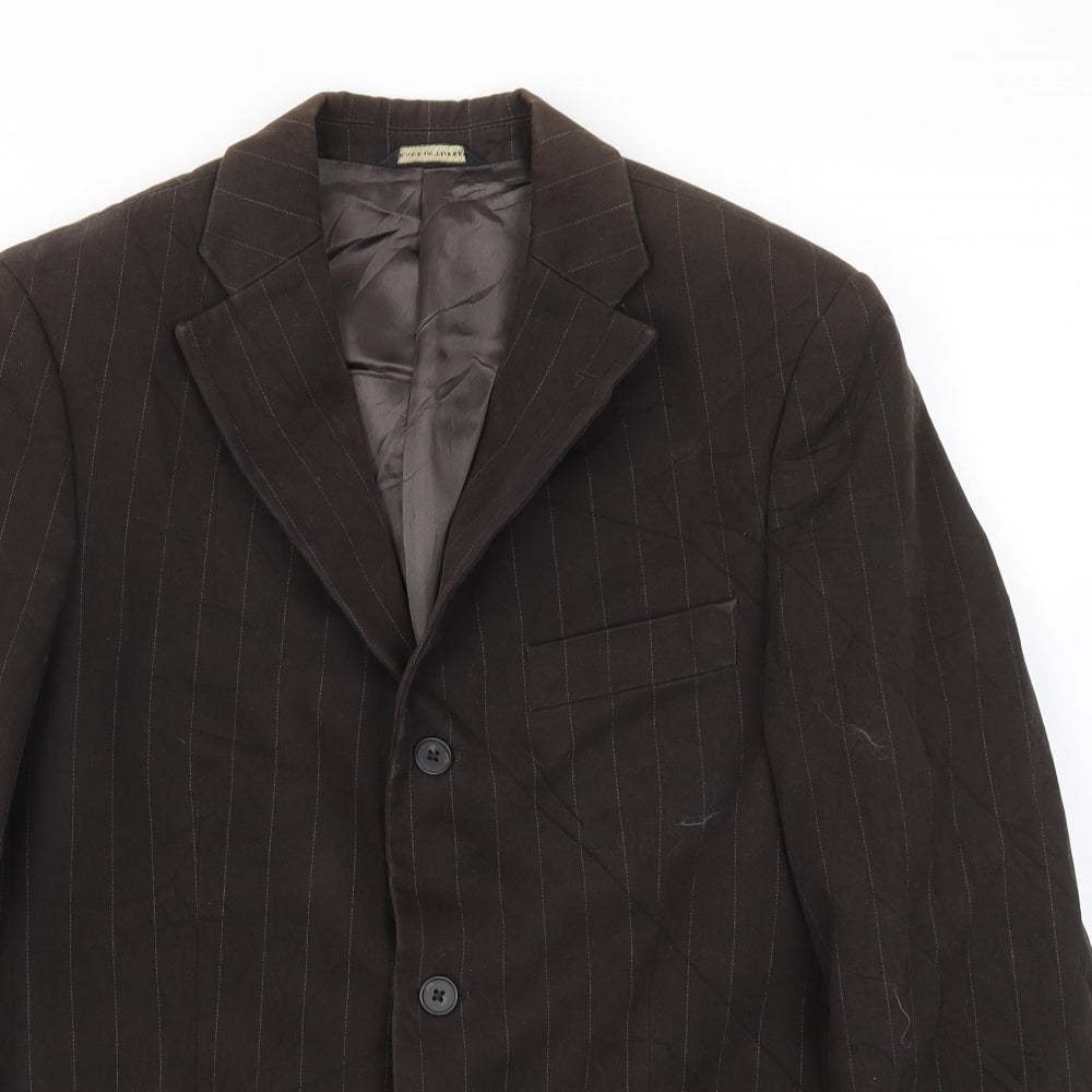 Preworn Mens Brown   Tuxedo Blazer Size 40