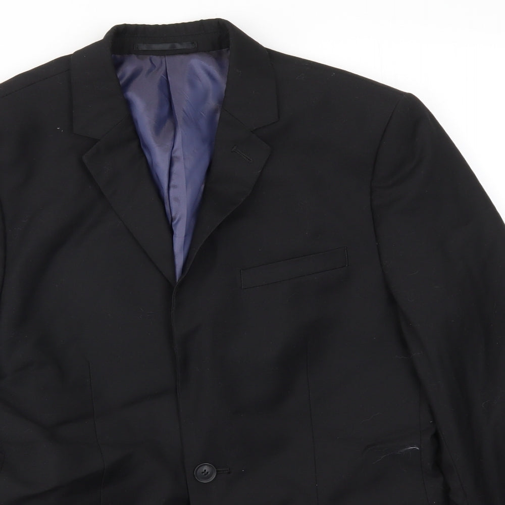 Topman Mens Black   Jacket Blazer Size 38
