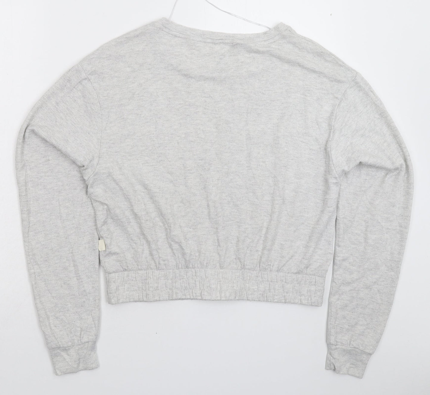 Primark Womens Grey Solid  Top Pyjama Top Size 14