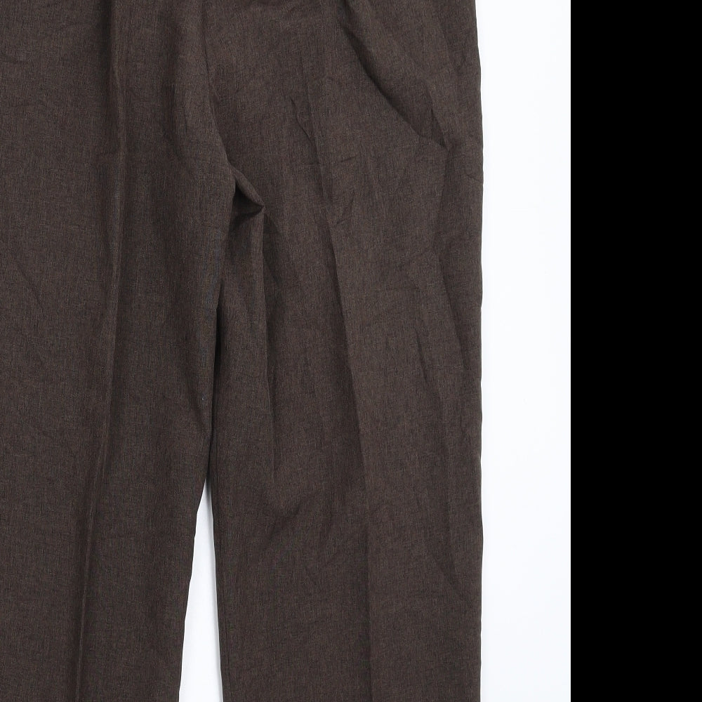 Bonmarché Womens Grey   Cropped Trousers Size 14 L24 in