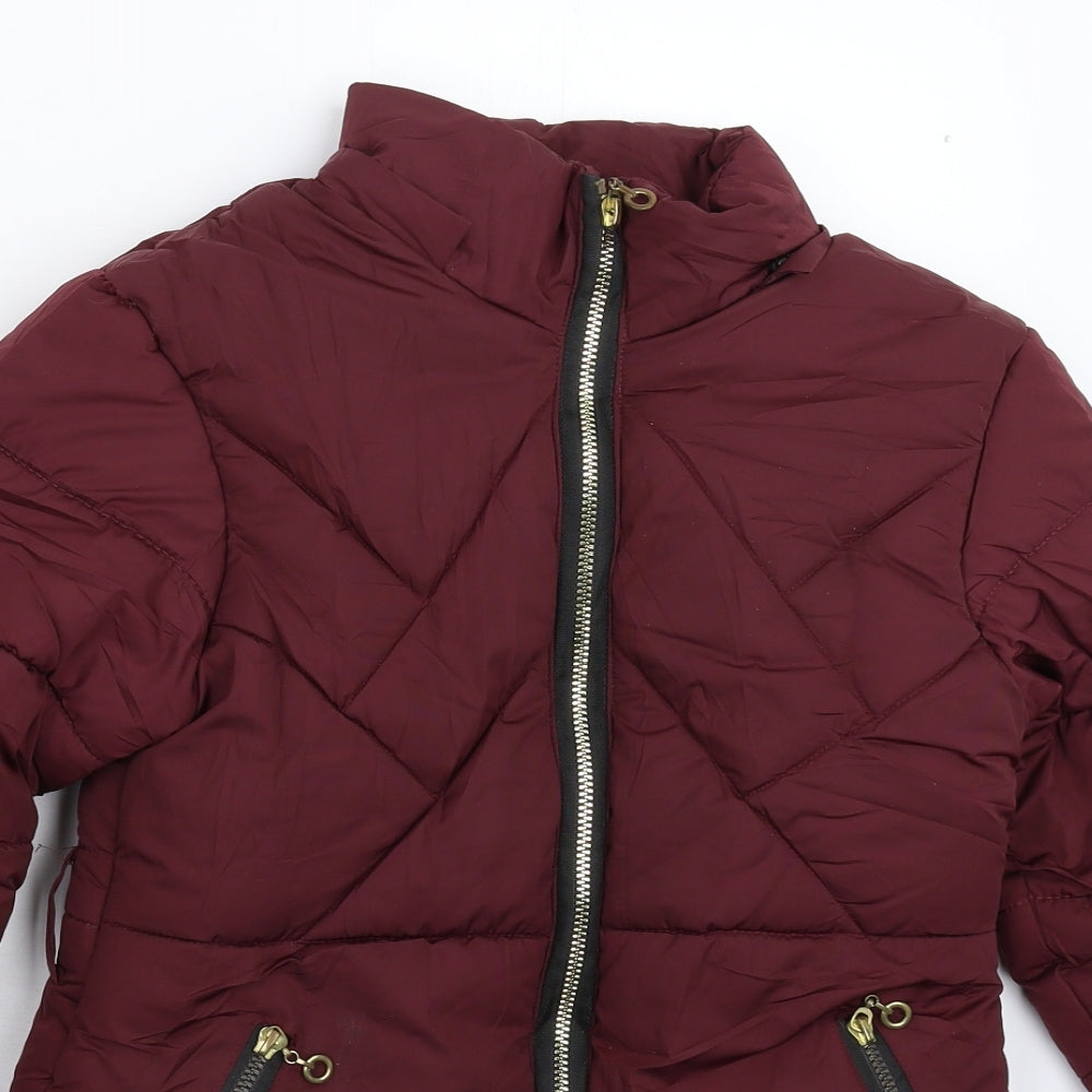 JingPintz Girls Brown   Puffer Jacket Coat Size XL