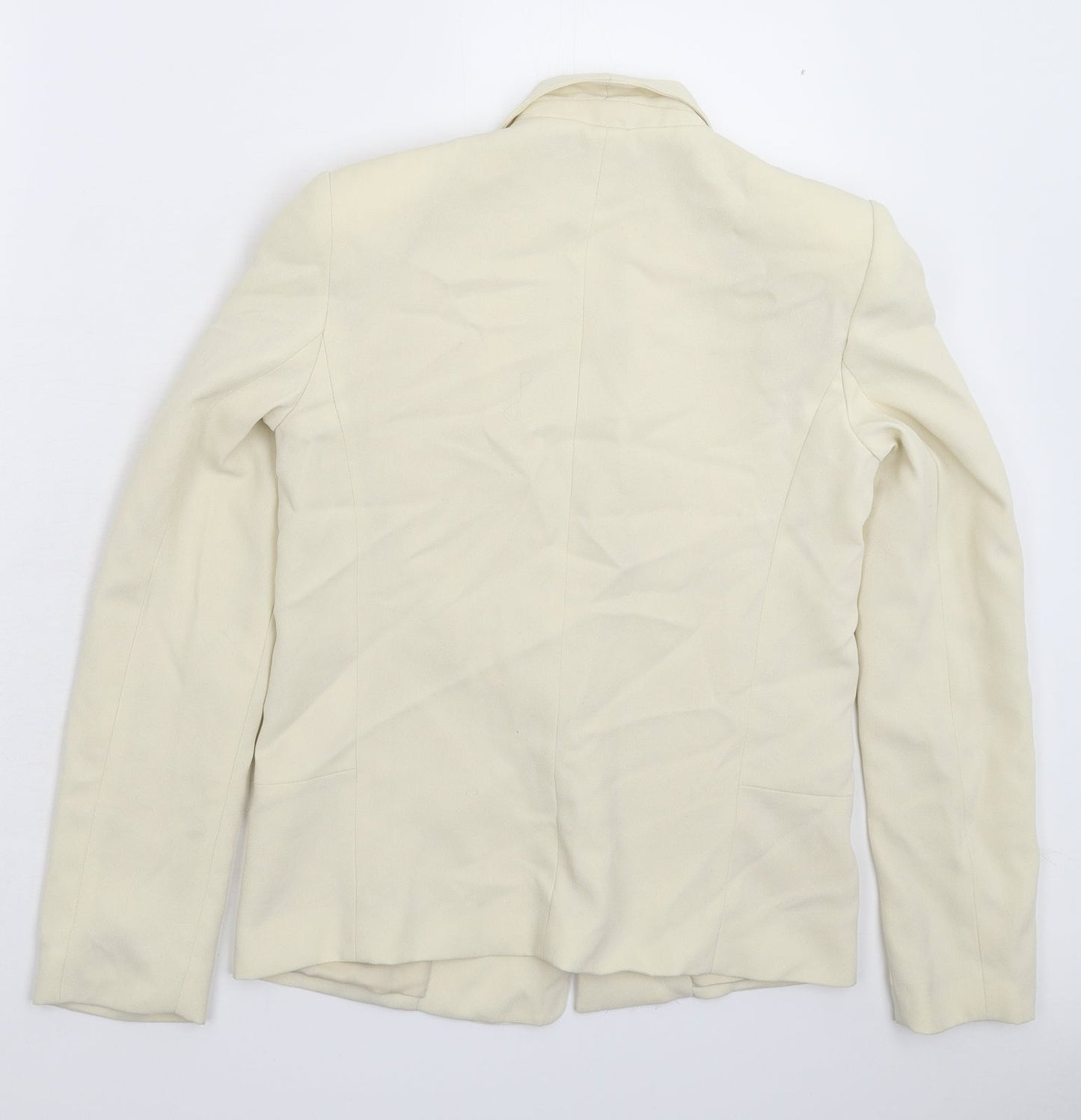 Preworn Womens Beige   Jacket Blazer Size M