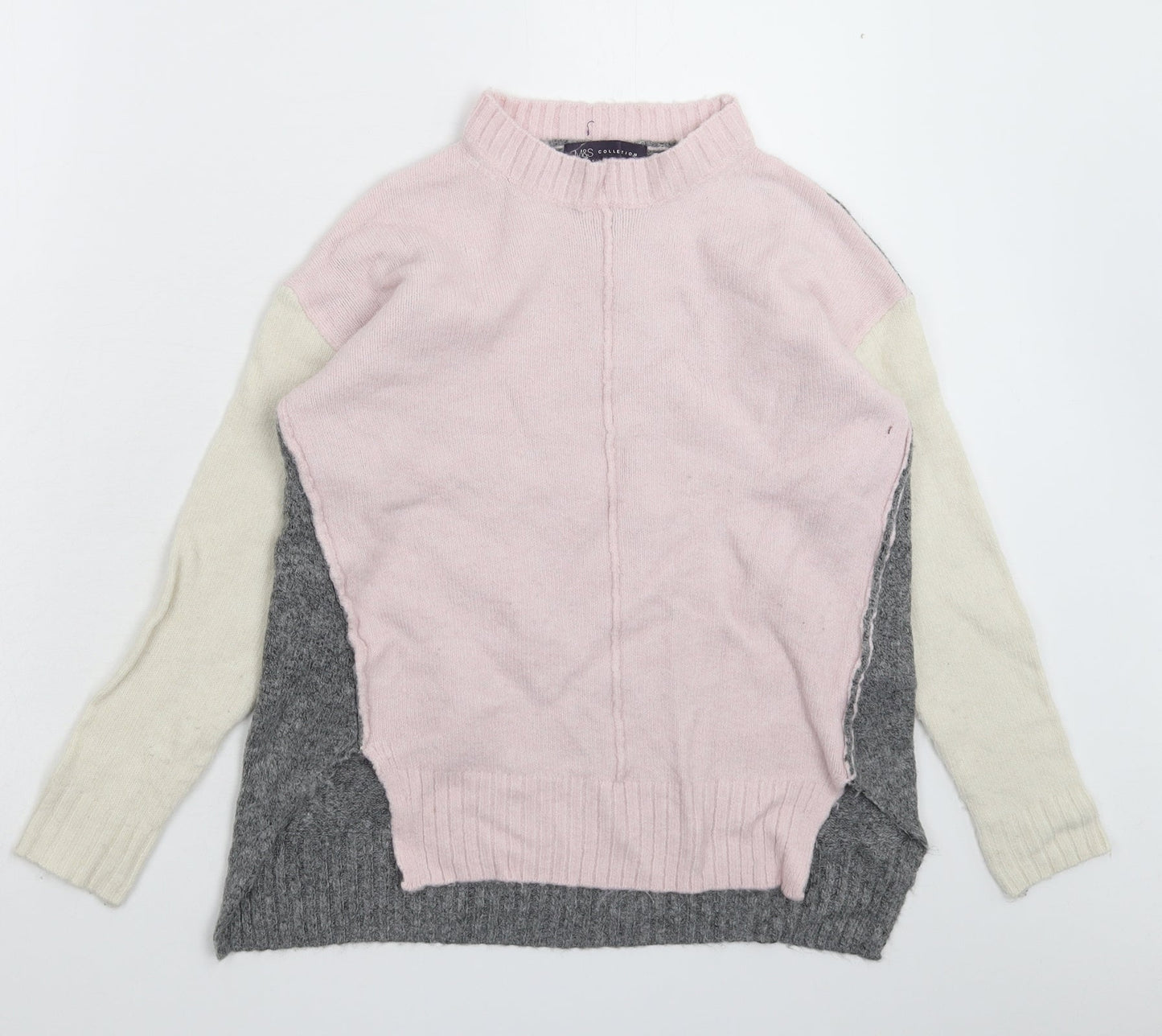 Marks and Spencer Womens Multicoloured  Knit Pullover Jumper Size S