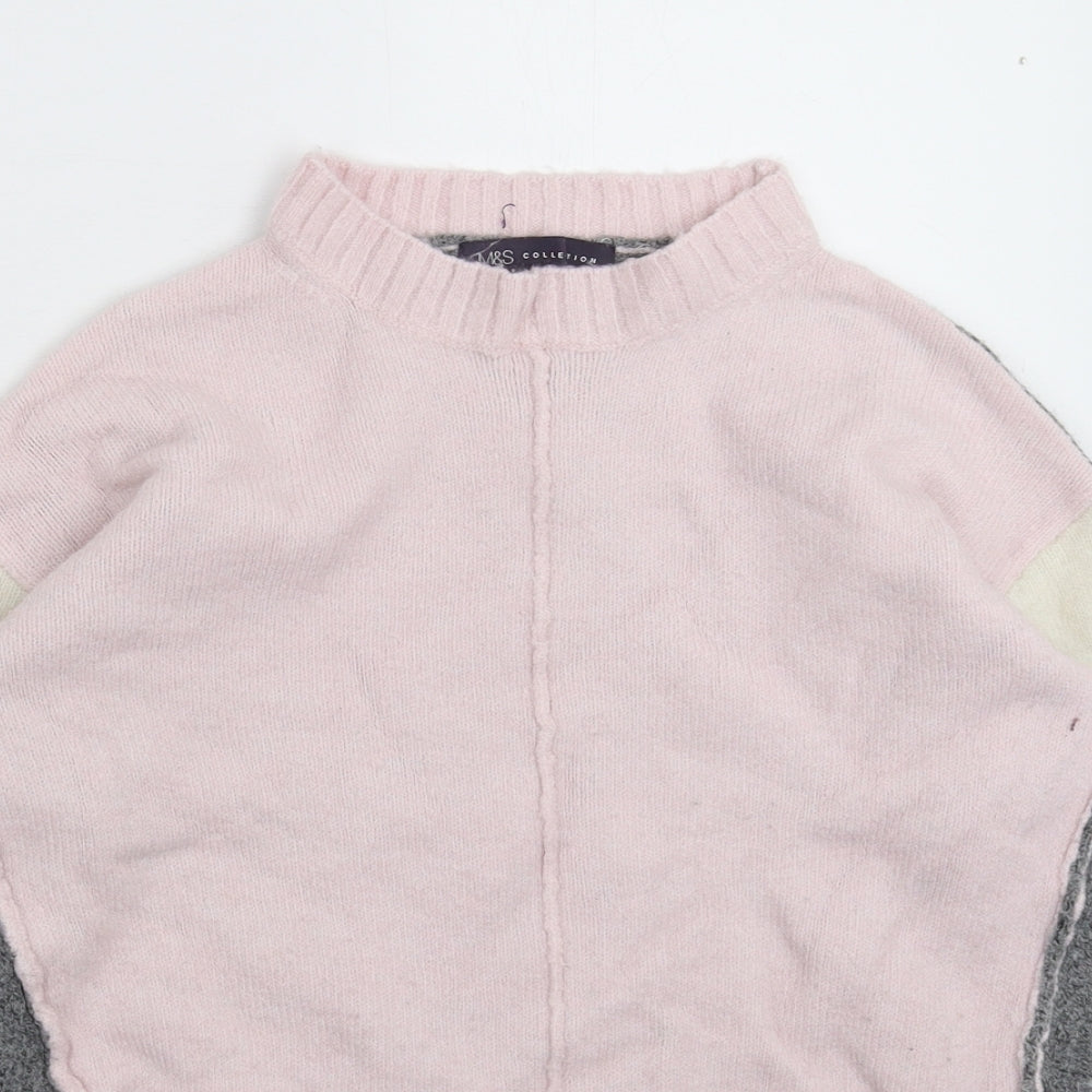 Marks and Spencer Womens Multicoloured  Knit Pullover Jumper Size S