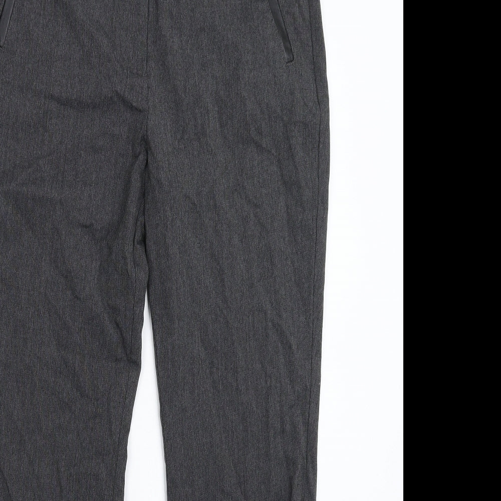Per Una Womens Grey   Trousers  Size 12 L28 in