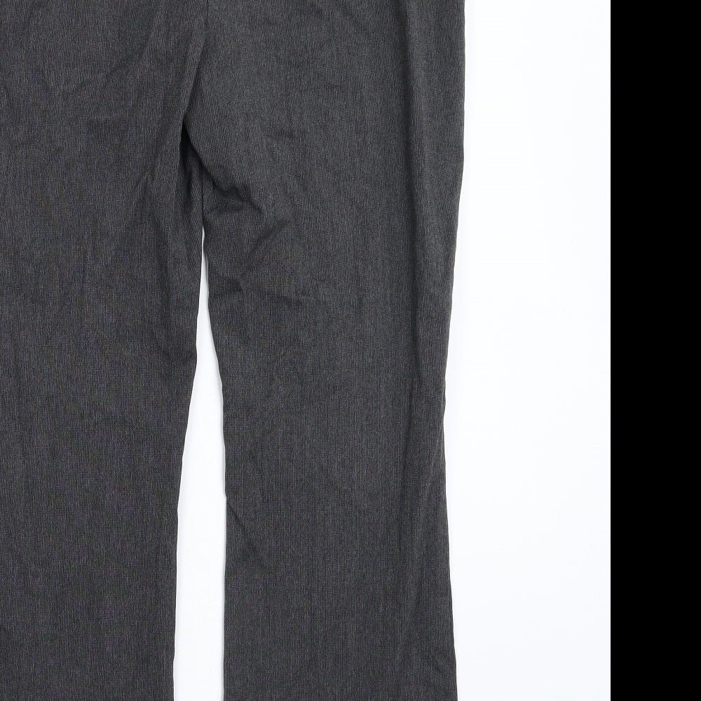 Per Una Womens Grey   Trousers  Size 12 L28 in