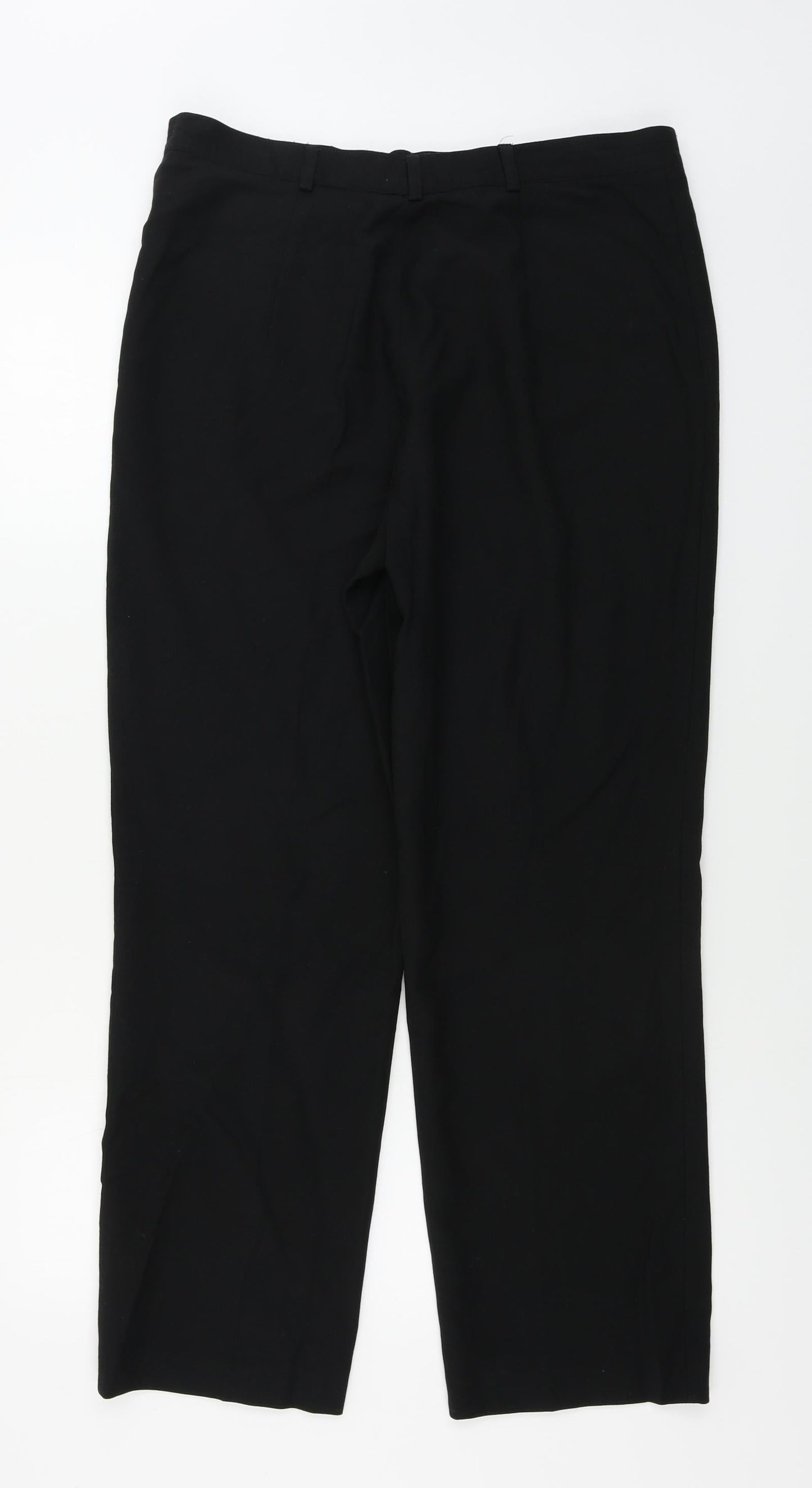 LUCIA Womens Black   Trousers  Size 12 L26 in