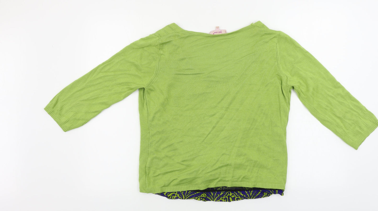Marks and Spencer  Womens Green   Cardigan Jumper Size 12