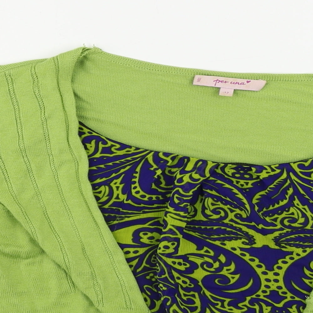Marks and Spencer  Womens Green   Cardigan Jumper Size 12