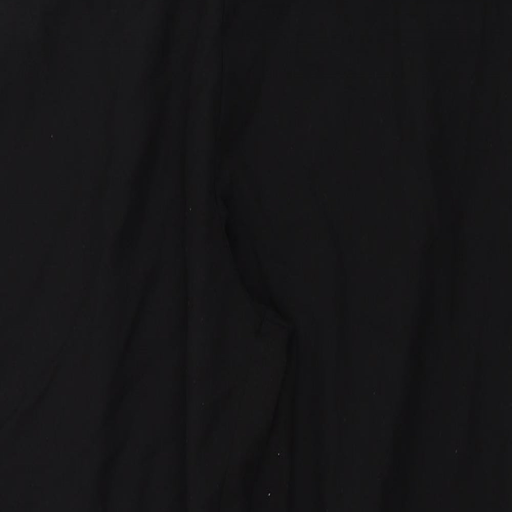 Preworn  Womens Black Paisley  Trousers  Size 36 in L25 in