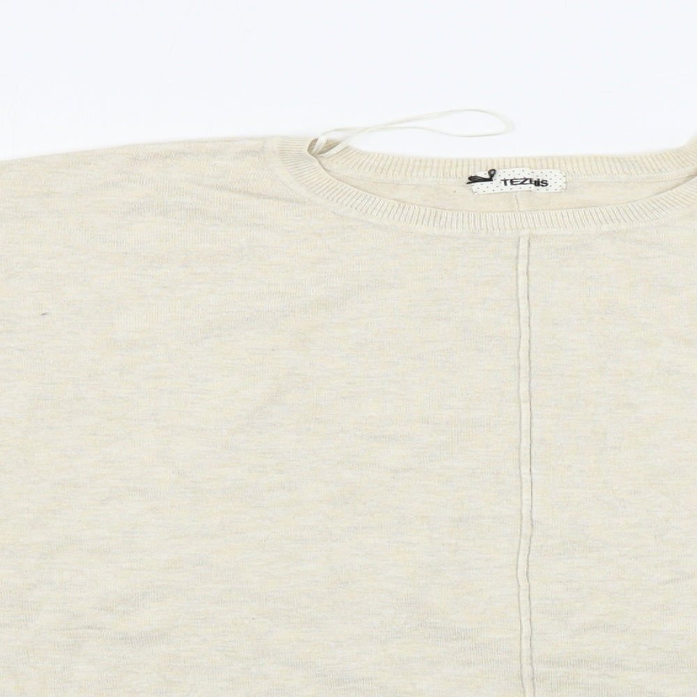 Tezenis  Womens Beige   Pullover Jumper Size S