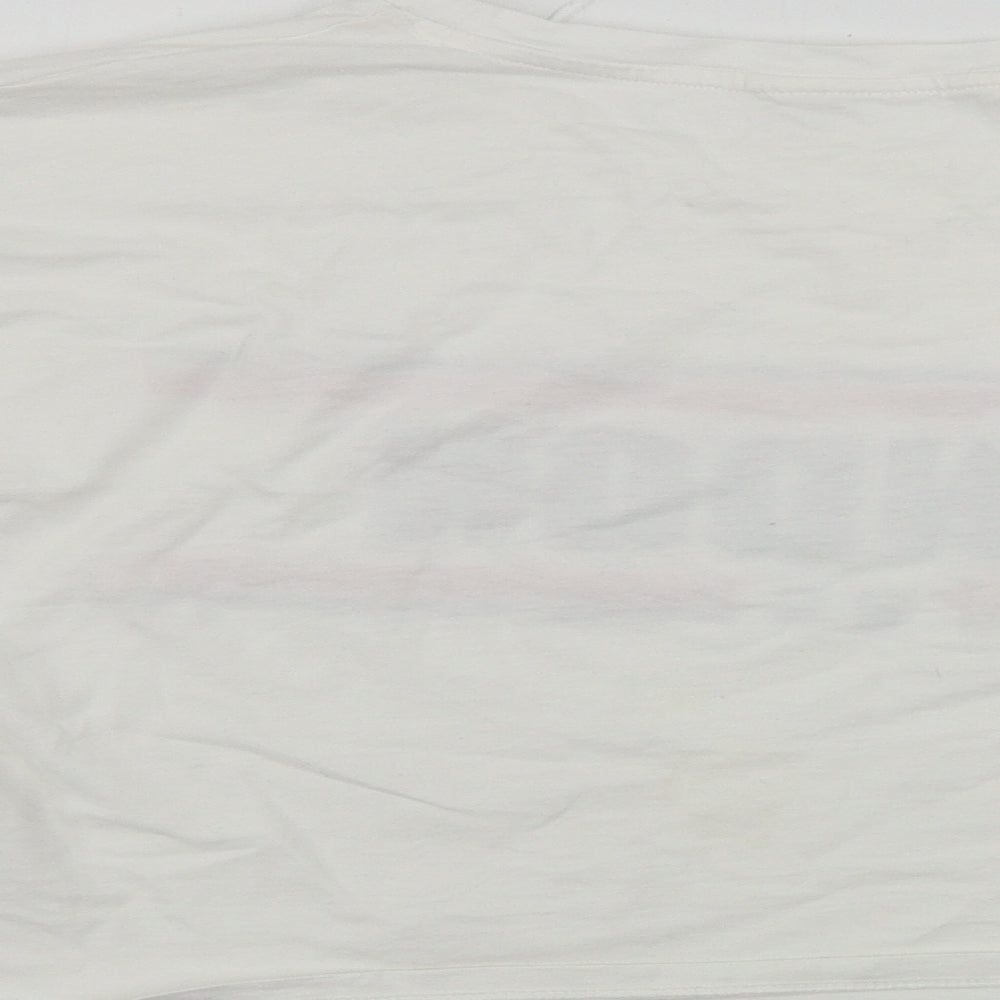 H&M  Girls White   Basic T-Shirt Size 14 Years