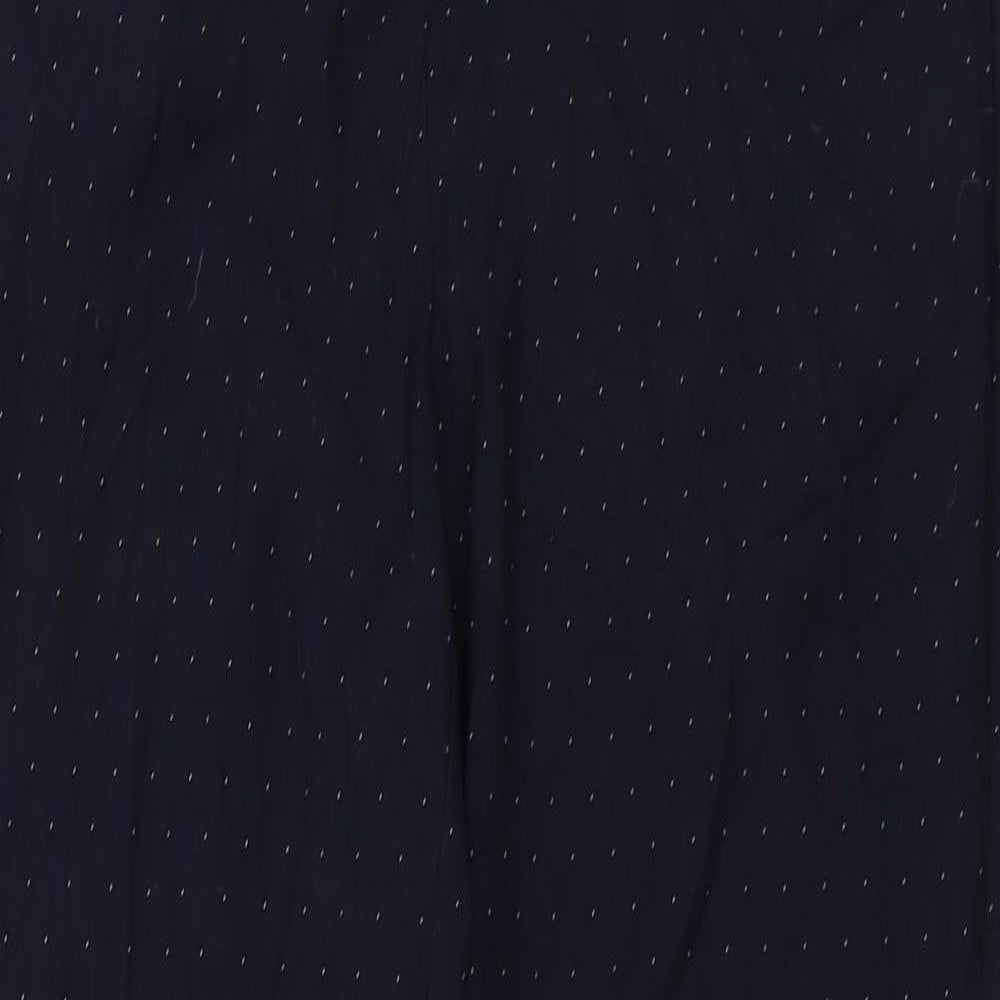 NEXT  Womens Blue Polka Dot  Trousers  Size 8 L24 in