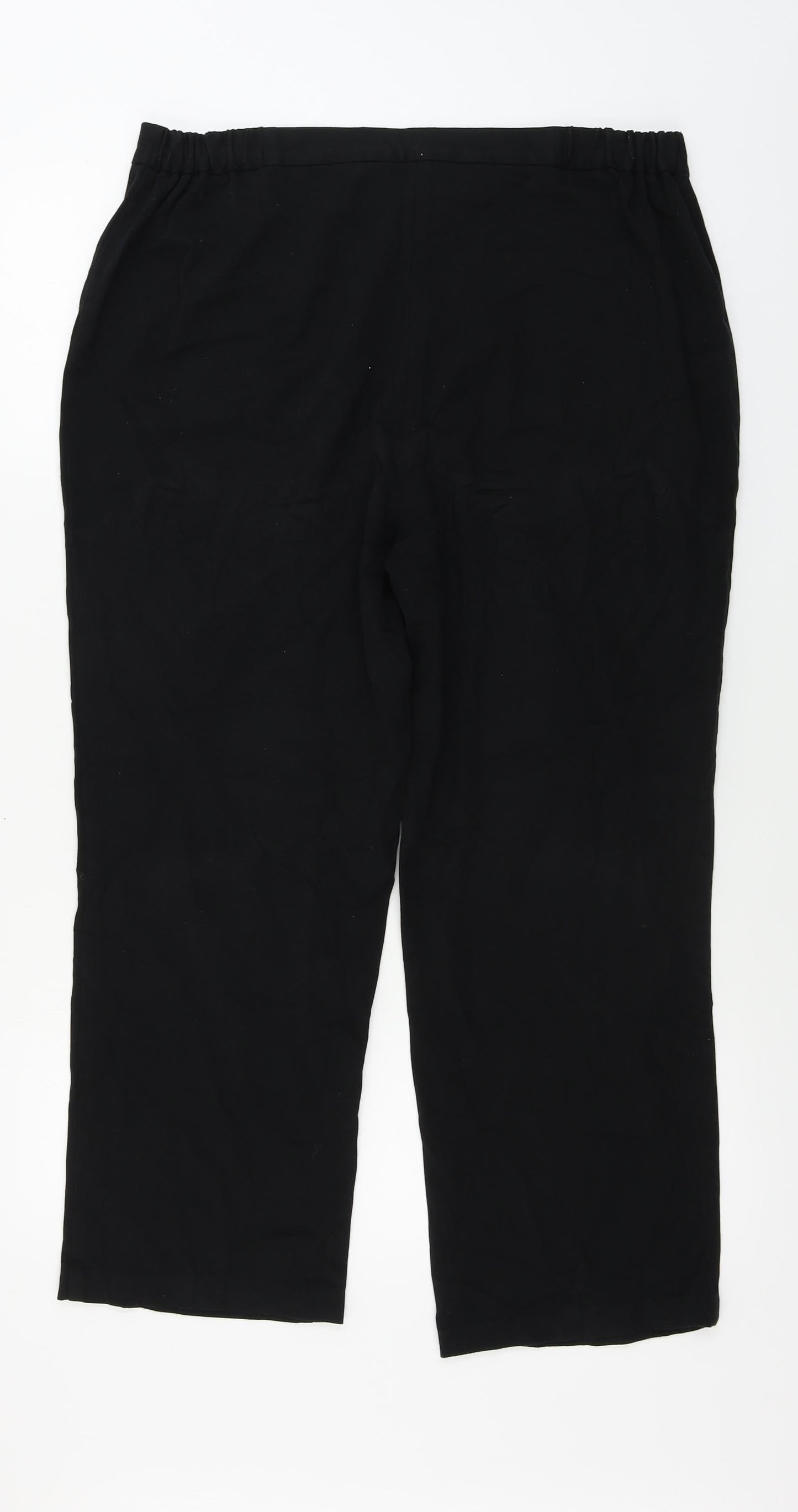 Marks and Spencer  Womens Black   Trousers  Size 14 L23 in