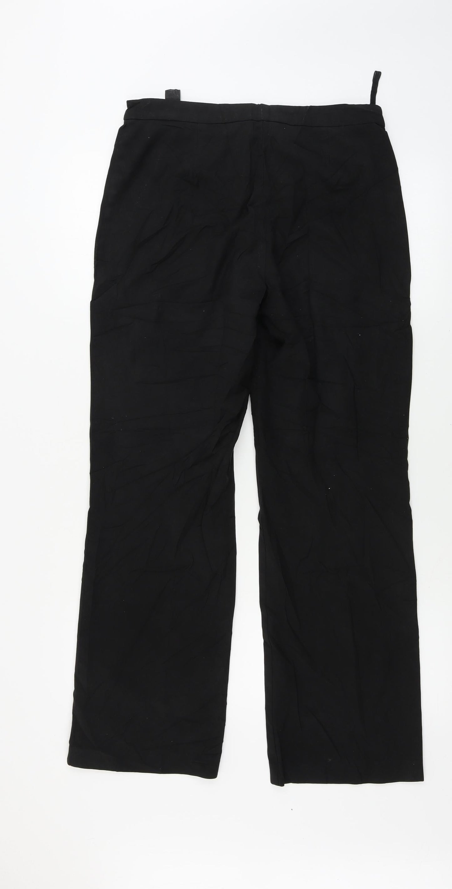 Marks and Spencer  Womens Black   Trousers  Size 10 L29 in