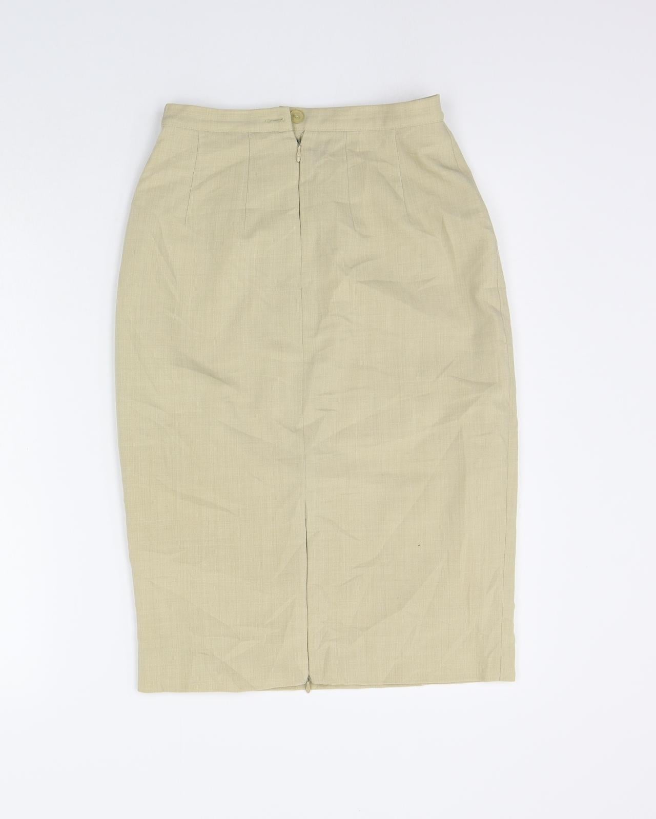 Principles Womens Beige   A-Line Skirt Size 8