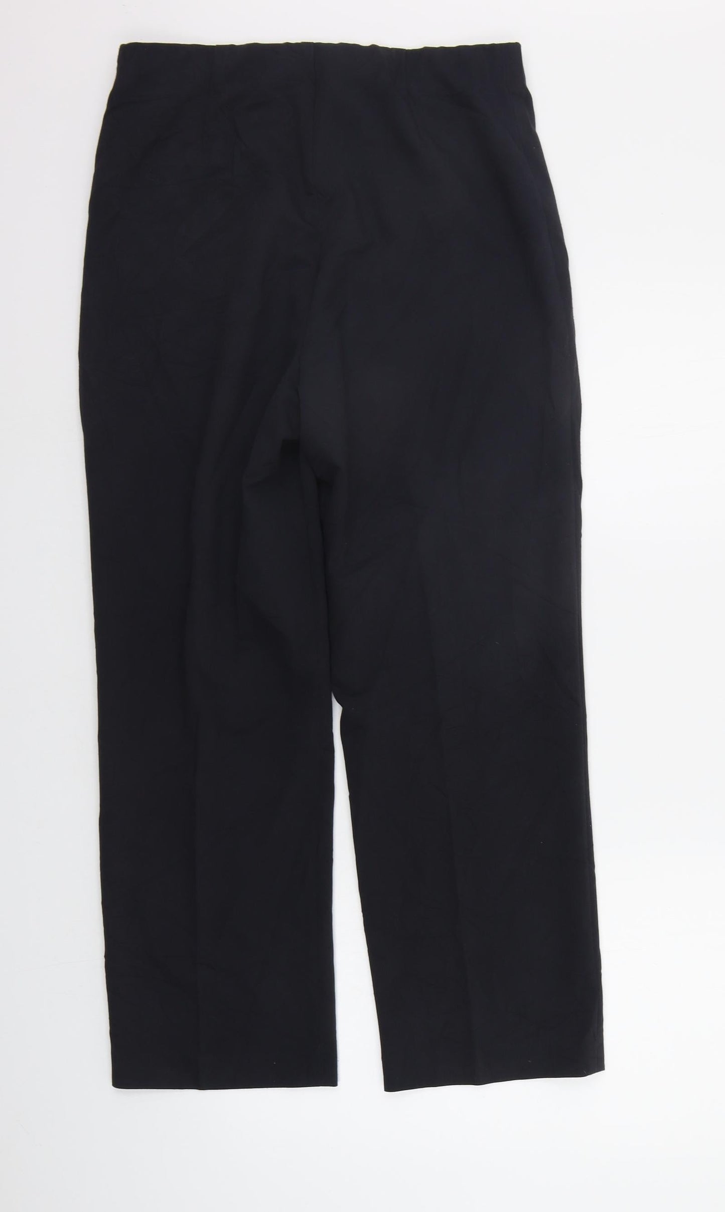 leuggi Womens Black   Trousers  Size 10 L27 in