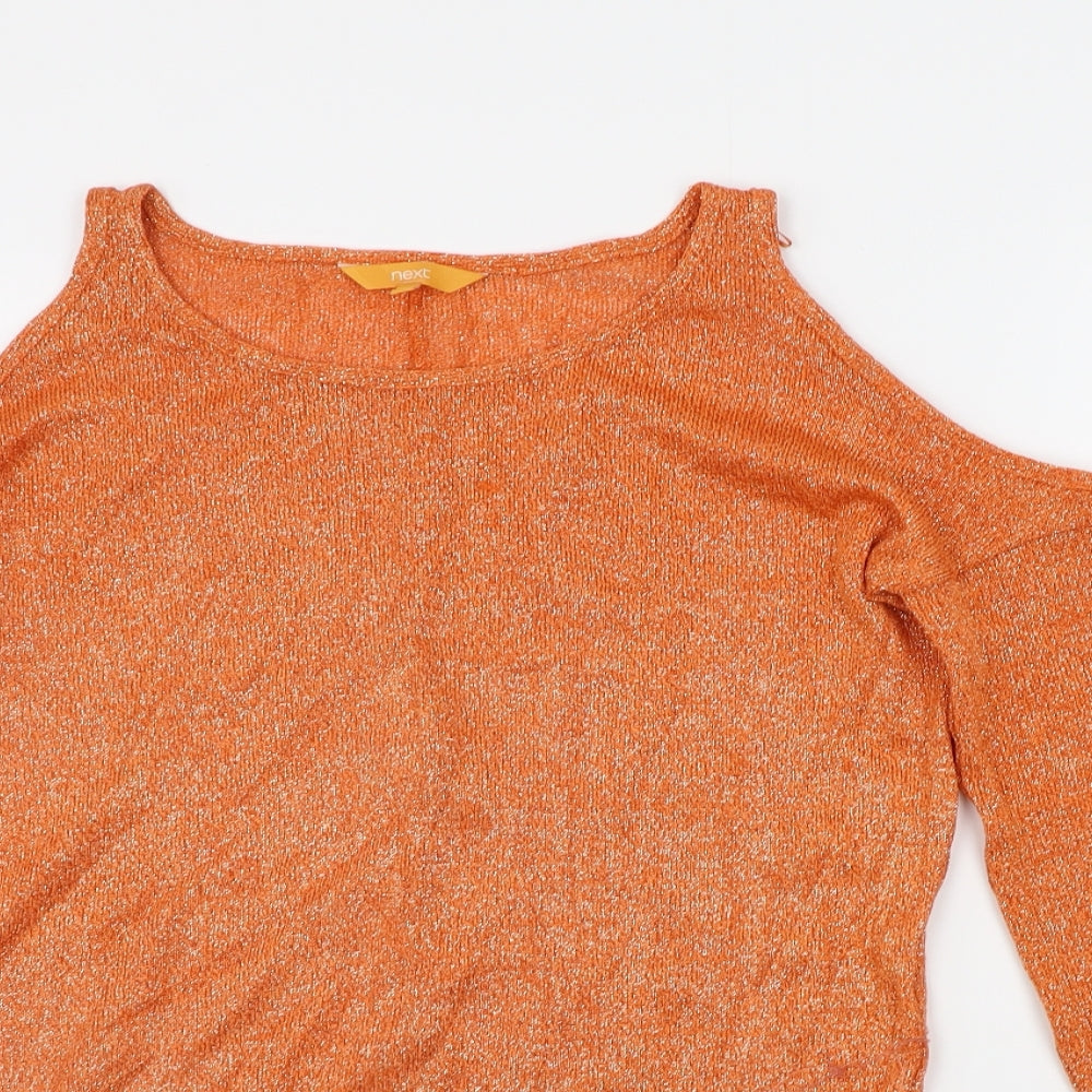 NEXT Womens Orange   Pullover Jumper Size 10