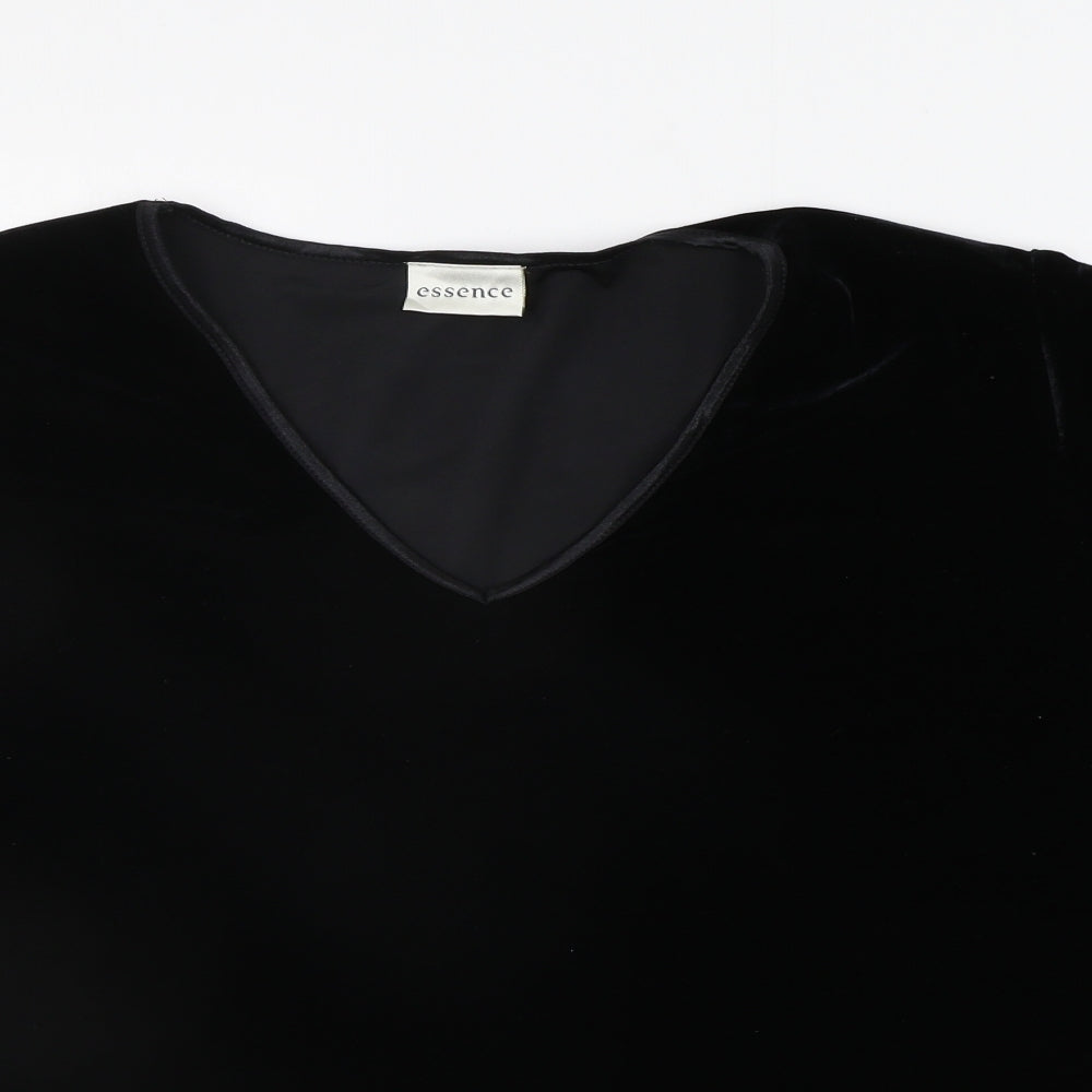 essence Womens Black   Pullover Jumper Size 20