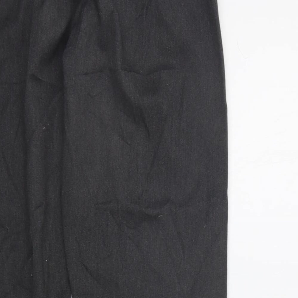 Preworn Girls Grey   Chino Trousers Size M - Elastic Waist Band