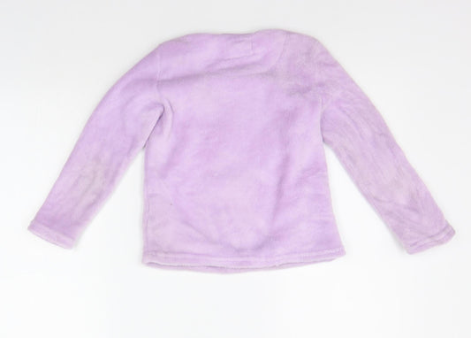 Primark Girls Purple Solid  Top Pyjama Top Size 6-7 Years