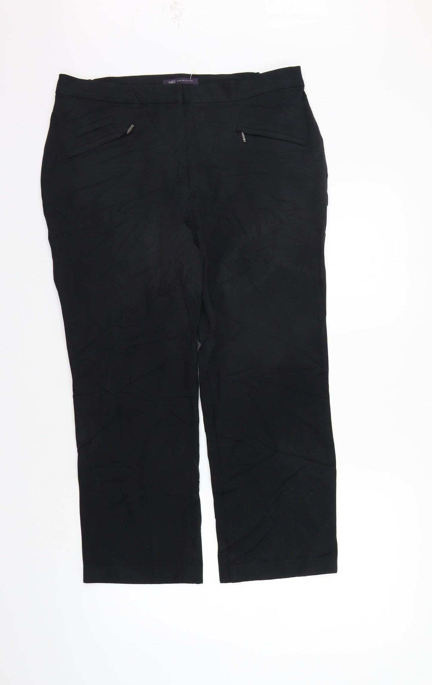 Marks and Spencer Womens Beige   Trousers  Size 14 L22 in