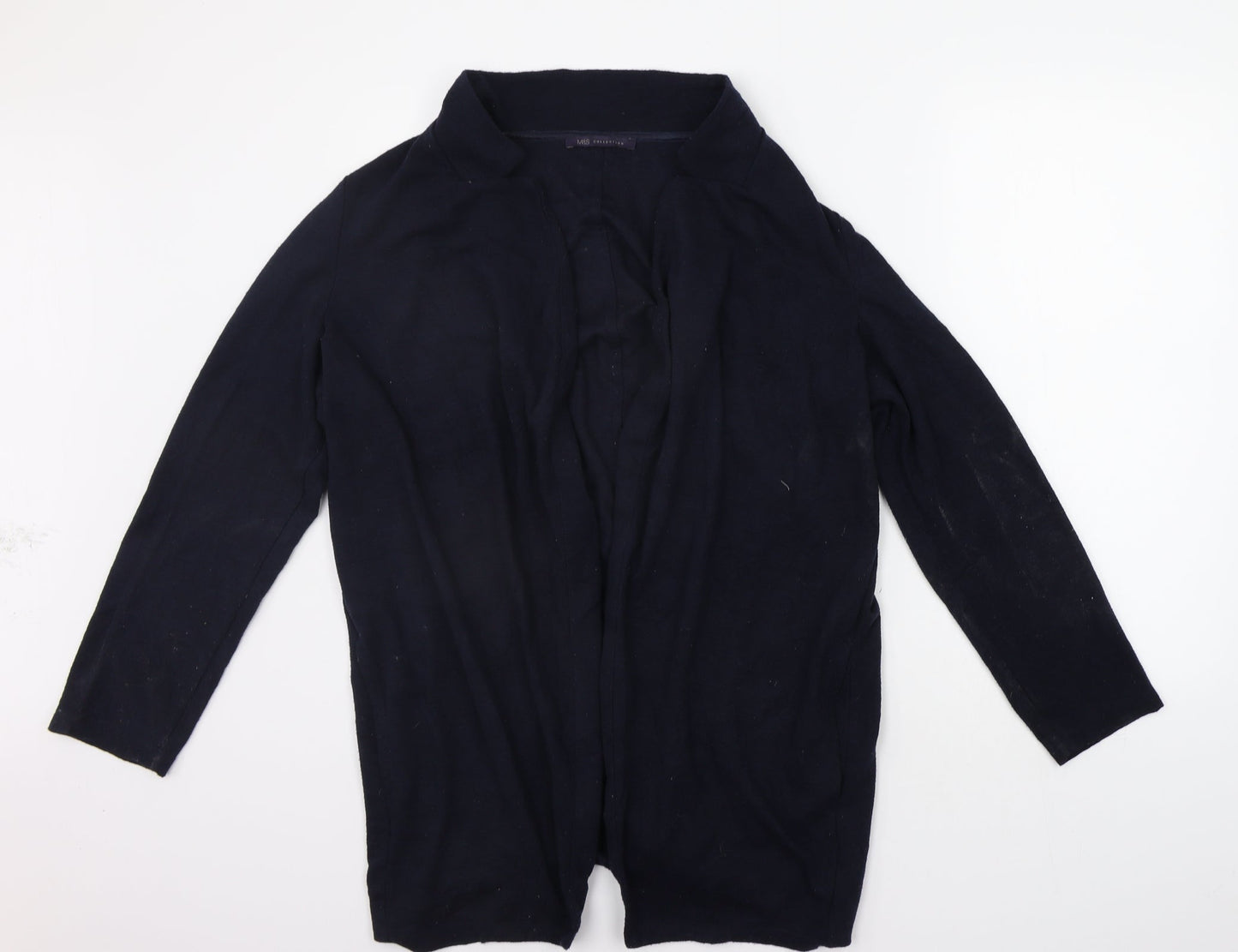 Marks and Spencer Womens Blue   Cardigan Jumper Size 14