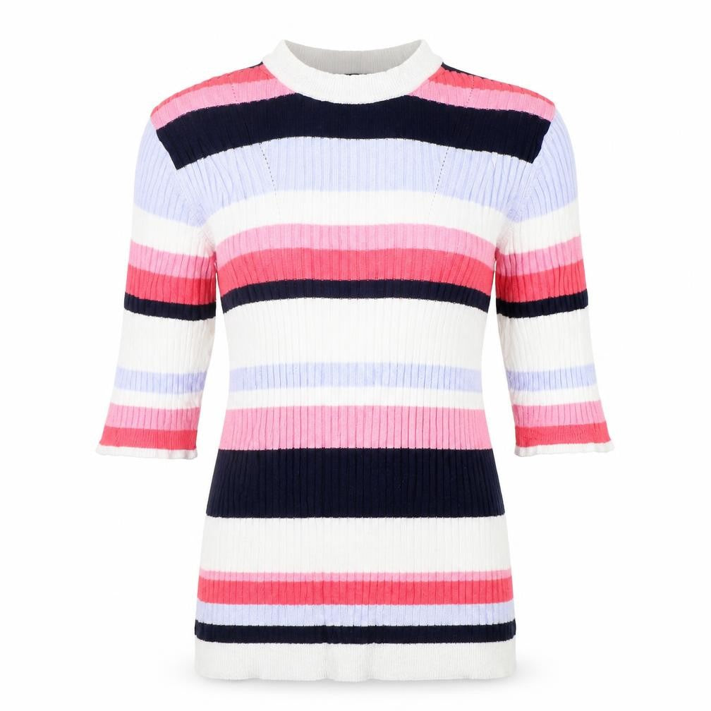 Marks and Spencer Womens Multicoloured Striped  Pullover Jumper Size 8
