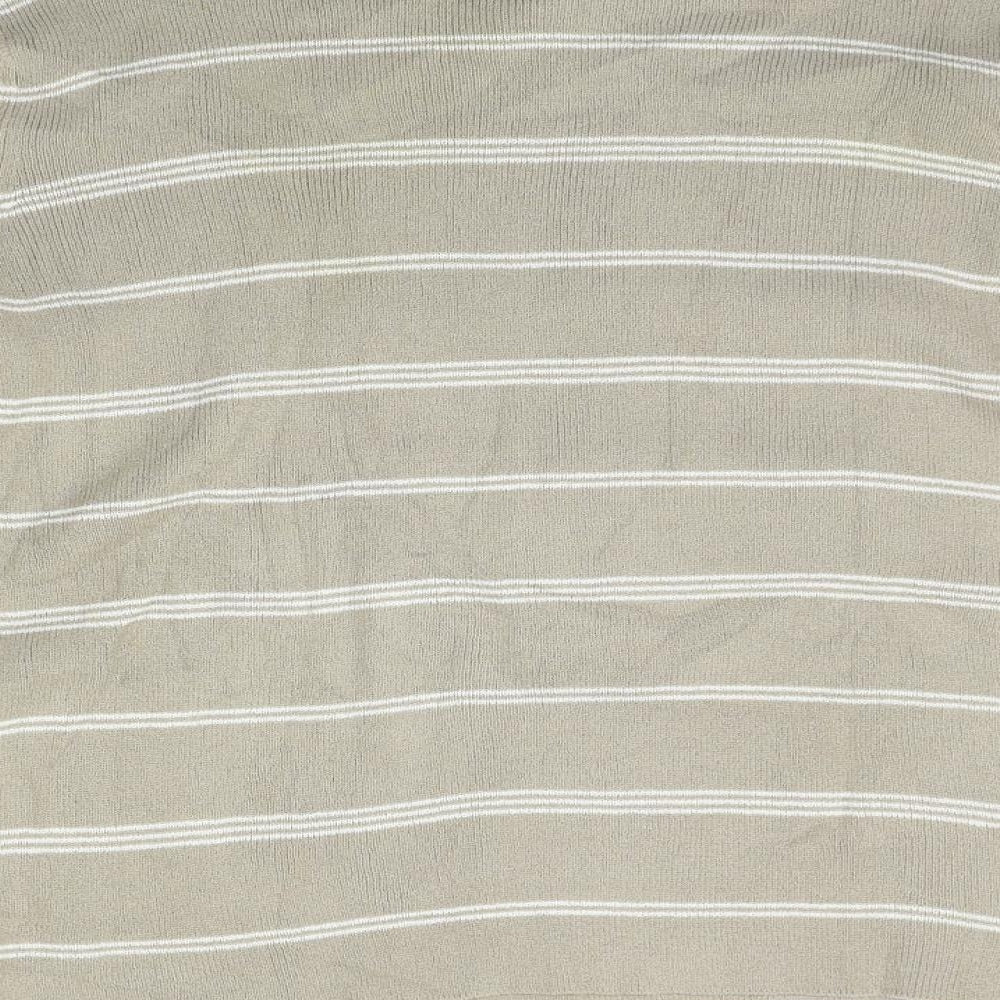 Berkertex Womens Beige Striped  Pullover Jumper Size 16