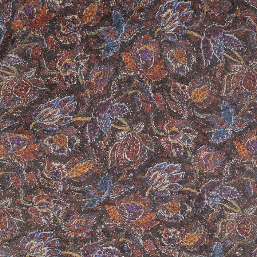EAST Womens Brown Floral  Henley Jumper Size XS