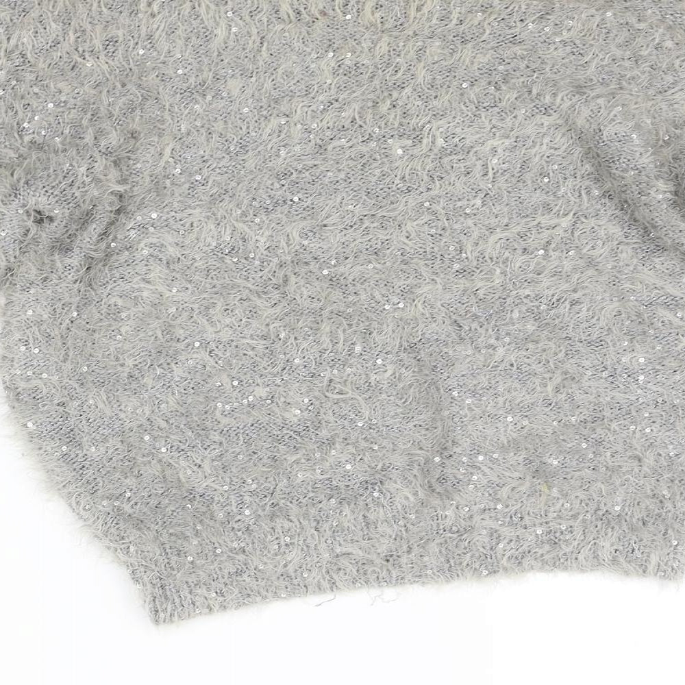 Select Womens Grey   Pullover Jumper Size 14