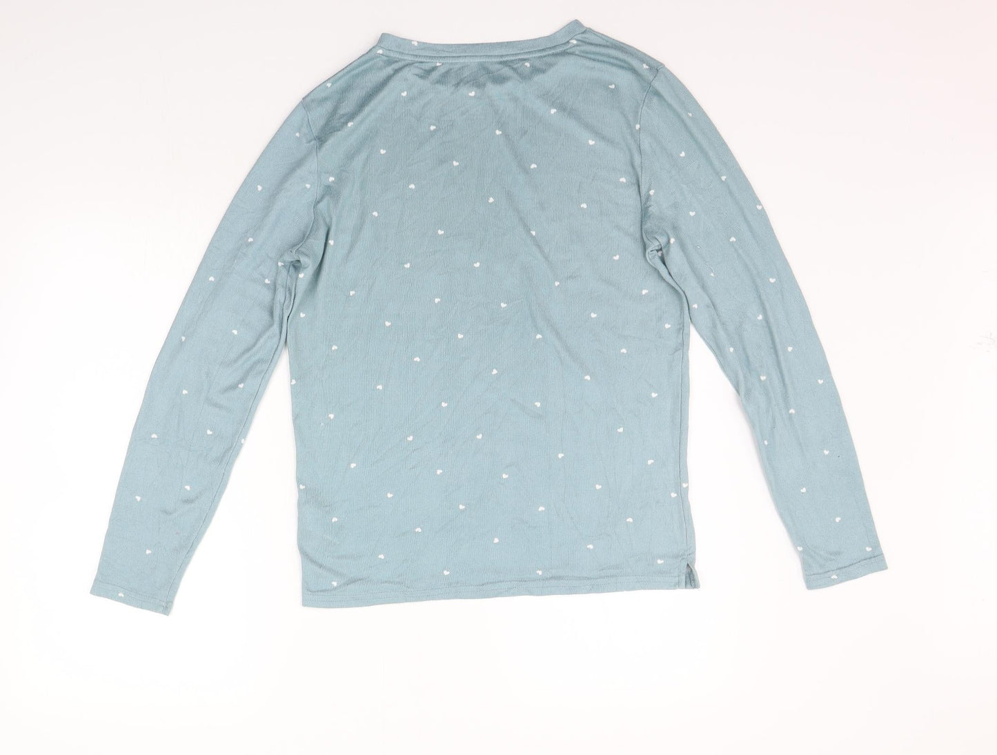 Love To Lounge Womens Green Geometric  Pullover Jumper Size S