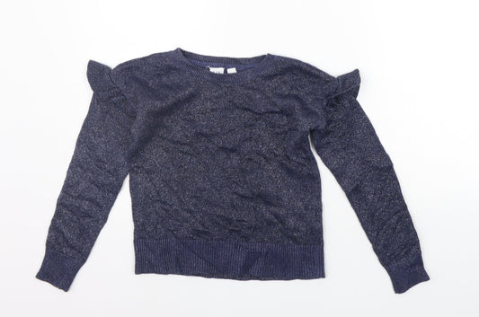 Gap Boys Black   Pullover Jumper Size 8 Years