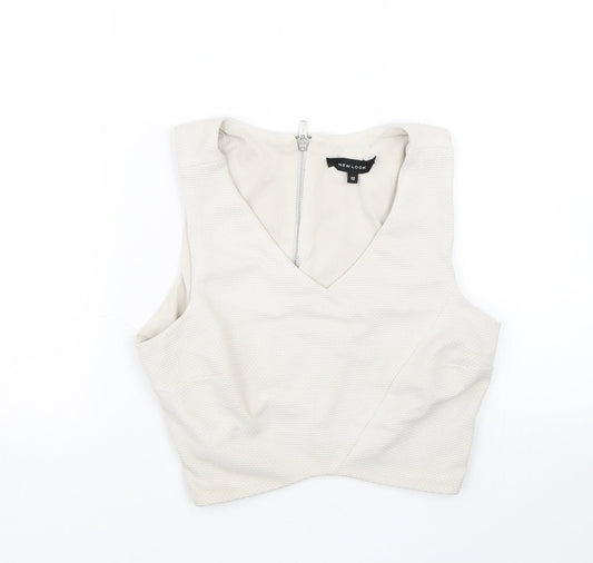 New Look Womens Grey   Cropped Tank Size 12