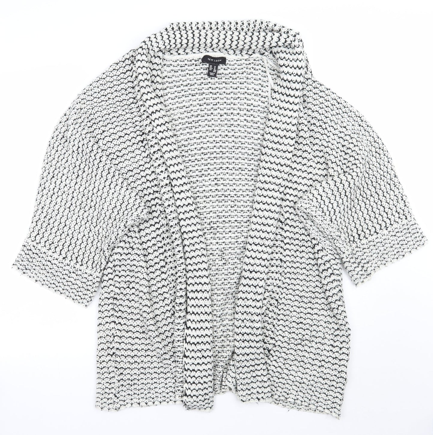 Newlook Womens White   Cardigan Jumper Size M