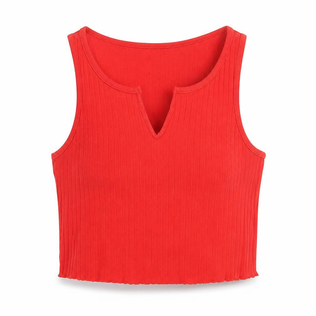 Topshop Womens Red   Basic T-Shirt Size 6