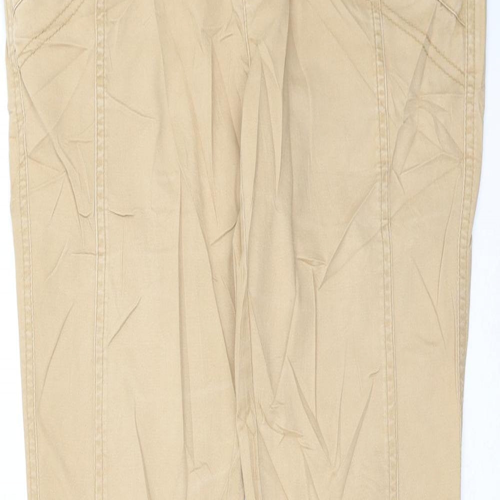 Miso Womens Beige   Trousers  Size 8 L30 in