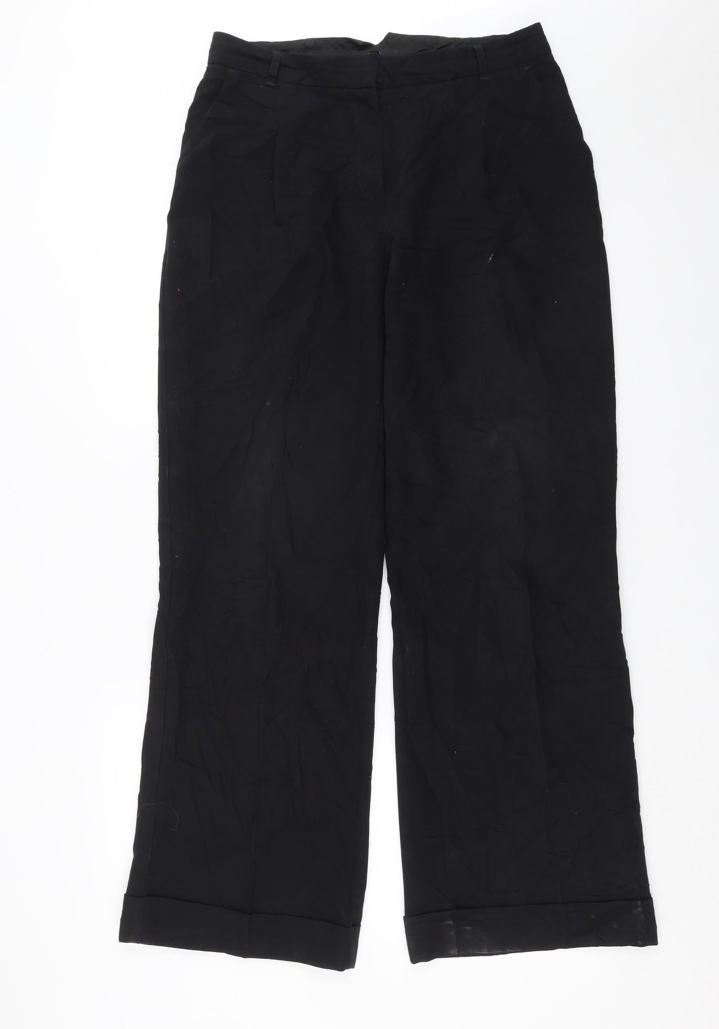 NEXT Womens Black   Trousers  Size 10 L30 in