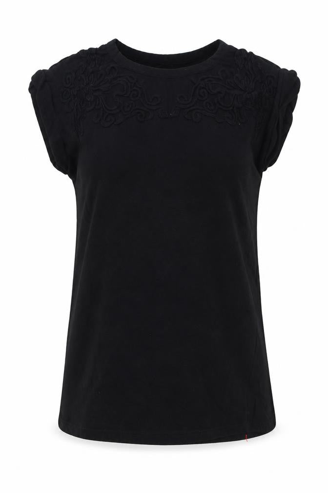 Womens UK S Regular Moss Copenhagen Black Pullover Sweatshirt