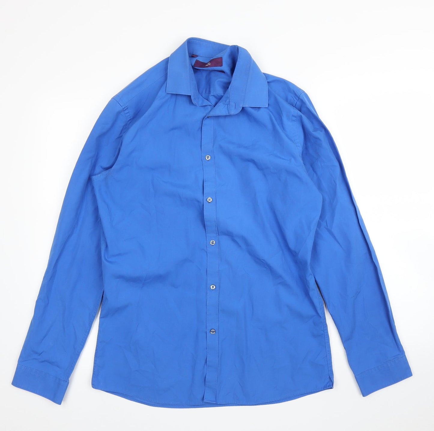 NEXT Mens Blue    Button-Up Size 15.5
