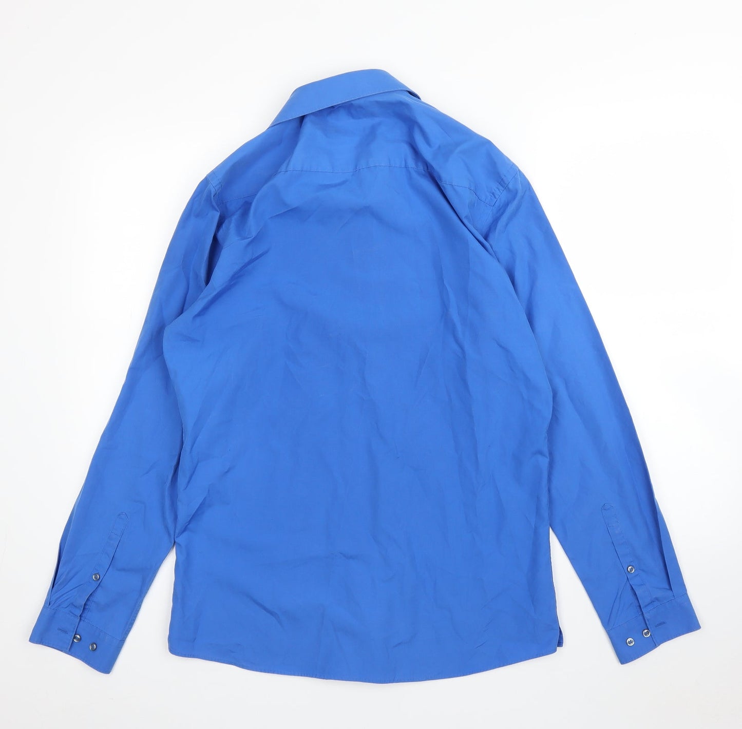 NEXT Mens Blue    Button-Up Size 15.5