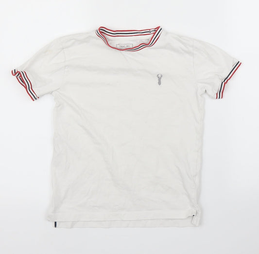 NEXT Boys White   Ringer T-Shirt Size 7 Years