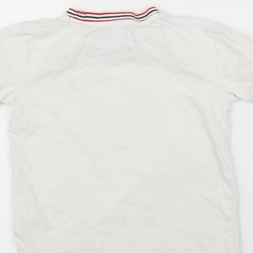 NEXT Boys White   Ringer T-Shirt Size 7 Years