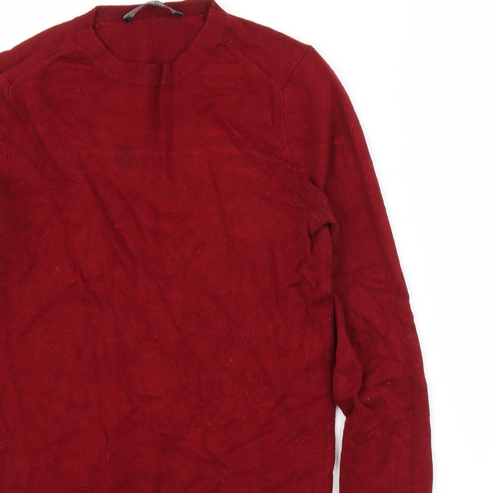 Zara Womens Purple   Pullover Jumper Size S