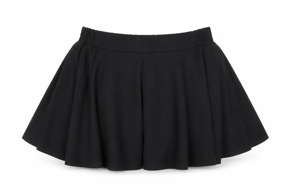 Preworn Womens Black   A-Line Skirt Size L