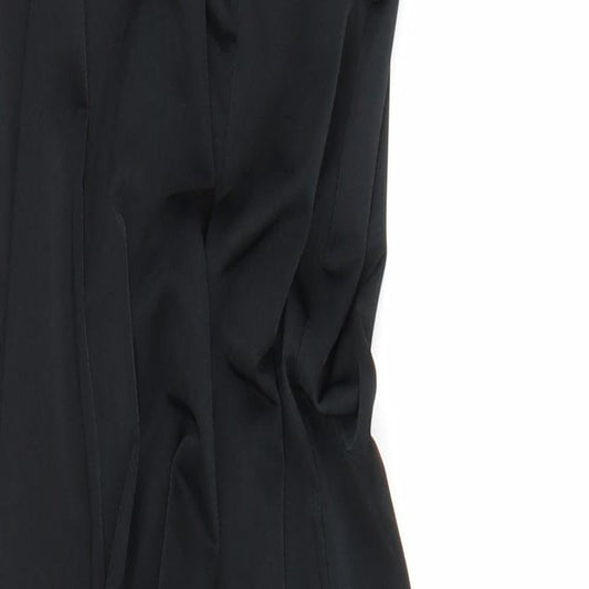 PRETTYLITTLETHING Womens Black   A-Line  Size S  - Split down front