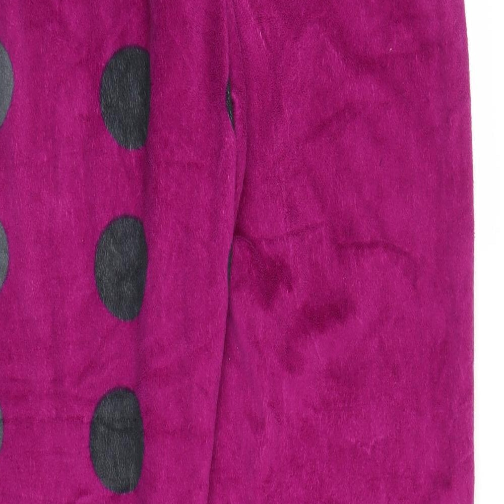 Preworn Womens Purple Polka Dot  Chemise Pyjama Pants Size L