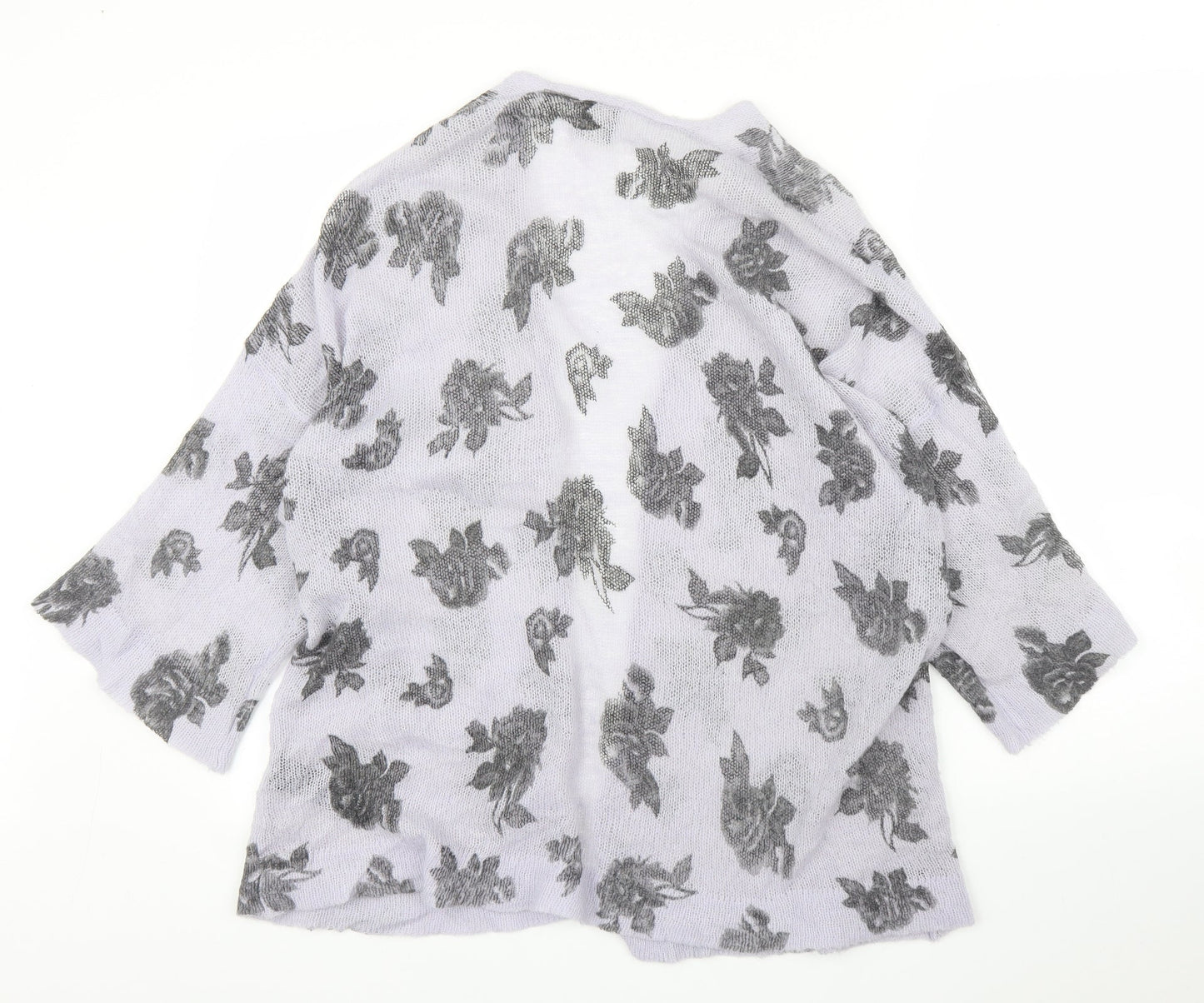 ASOS Womens Blue Floral  Cardigan Jumper Size 8