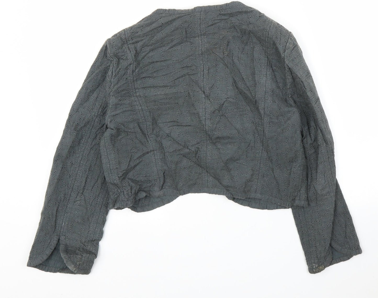 Wrap Womens Grey   Cardigan Jumper Size 10  - Bolero